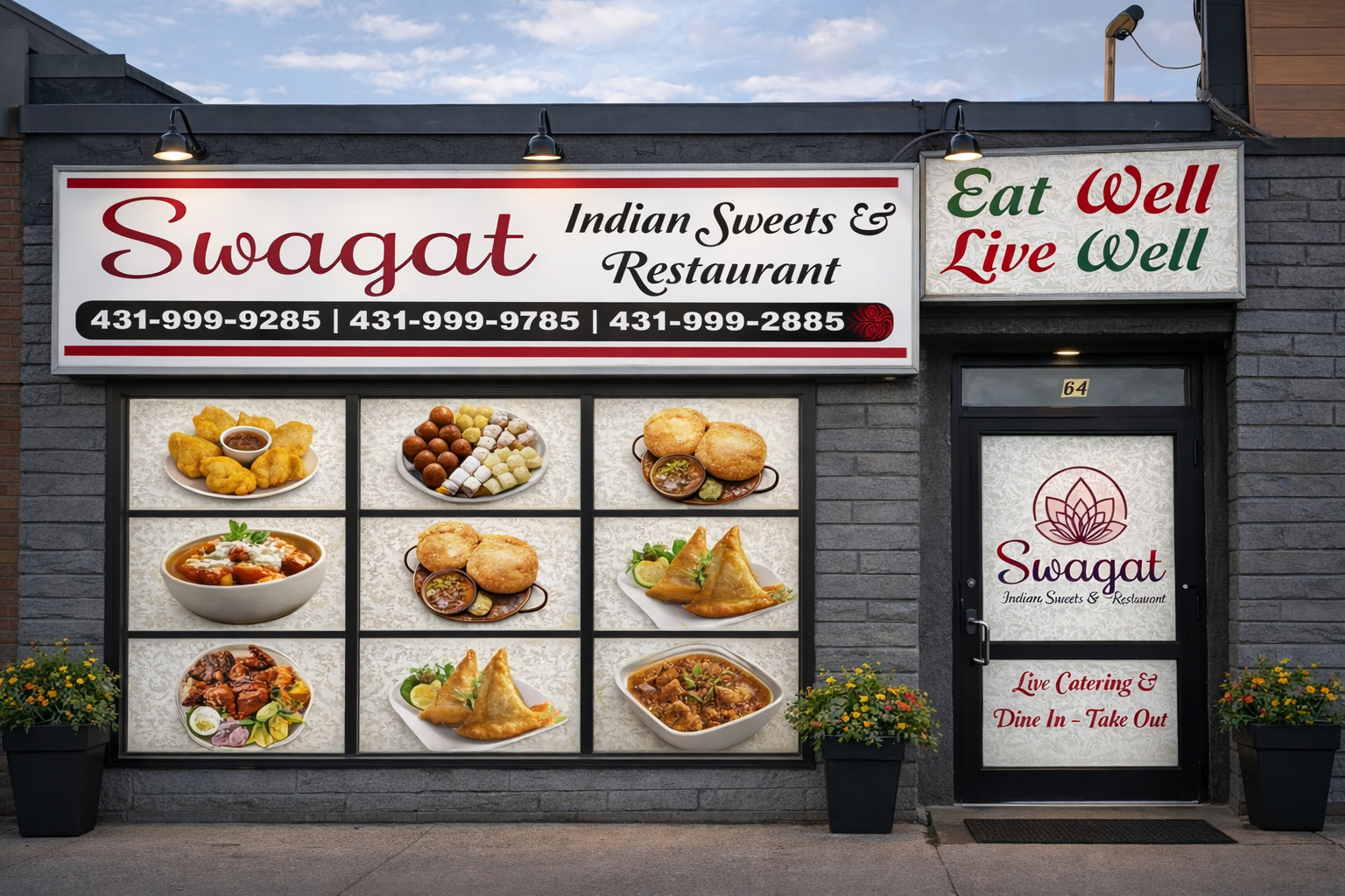 Swagat Indian Restaurant Keewatin Street Winnipeg location