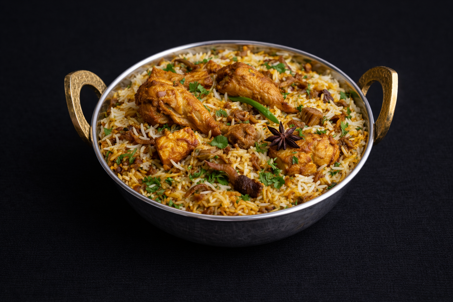 Chicken Biryani at Swagat Indian Restaurant Winnipeg